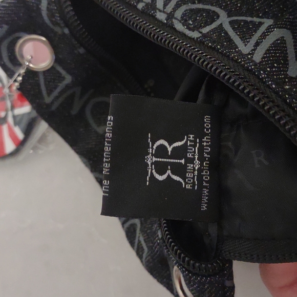 FREE w/ Bundle Robin Ruth Grey Charlie Denim London Travel Bag New with Tags - Picture 5 of 13